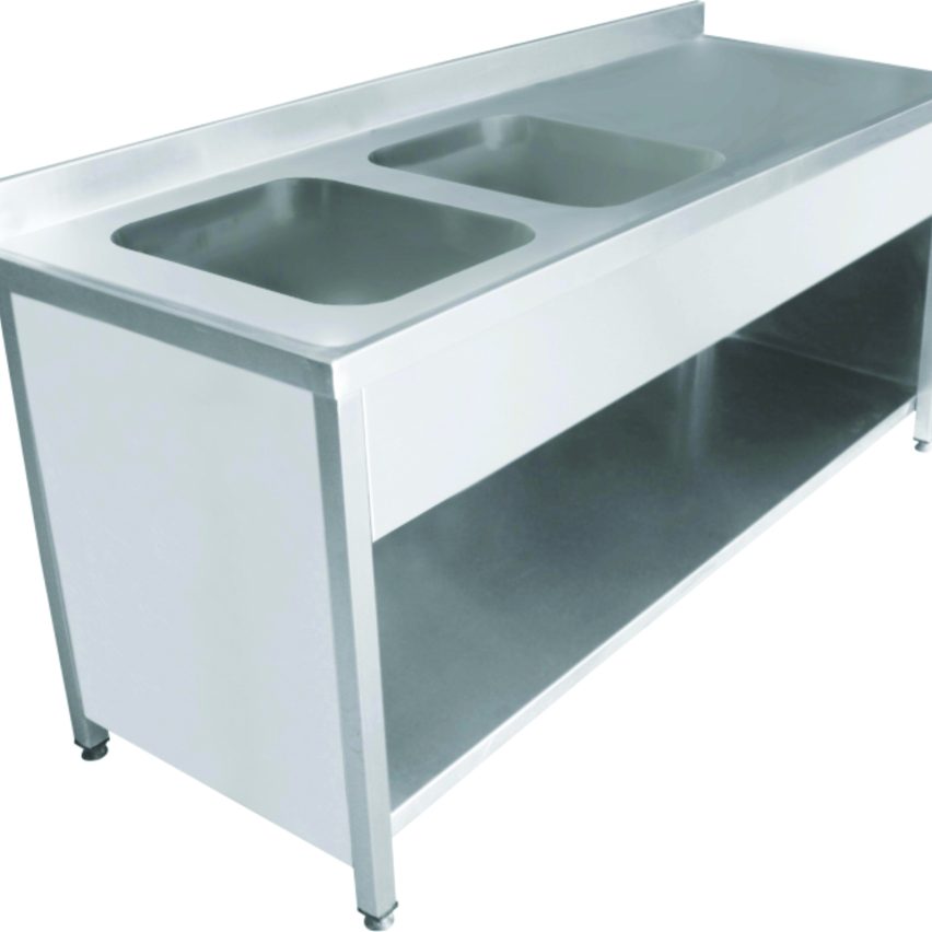 Çift Evyeli Dolaplı Tezgahlar