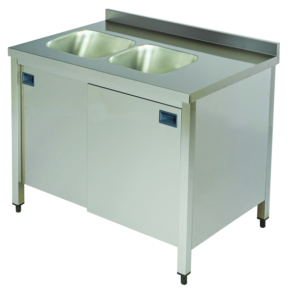 Çift Evyeli Kapaklı Tezgahlar