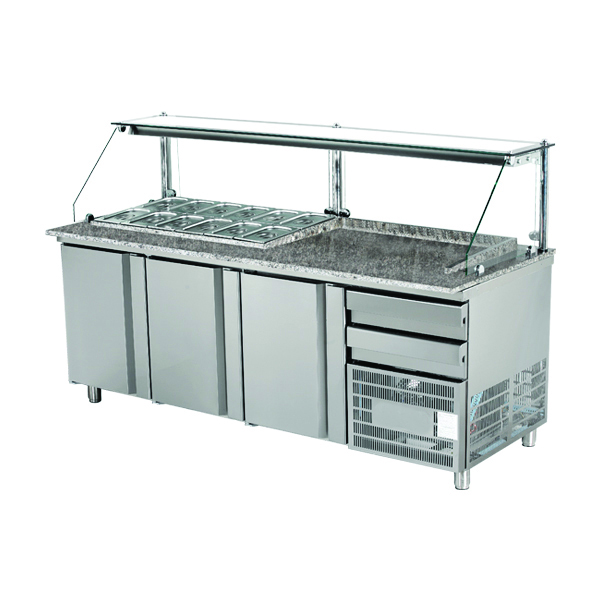 Pizza Hazırlık Dolabı (Çekmeceli)