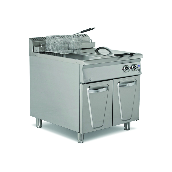 12+12 lt Tezgahlı Fritöz