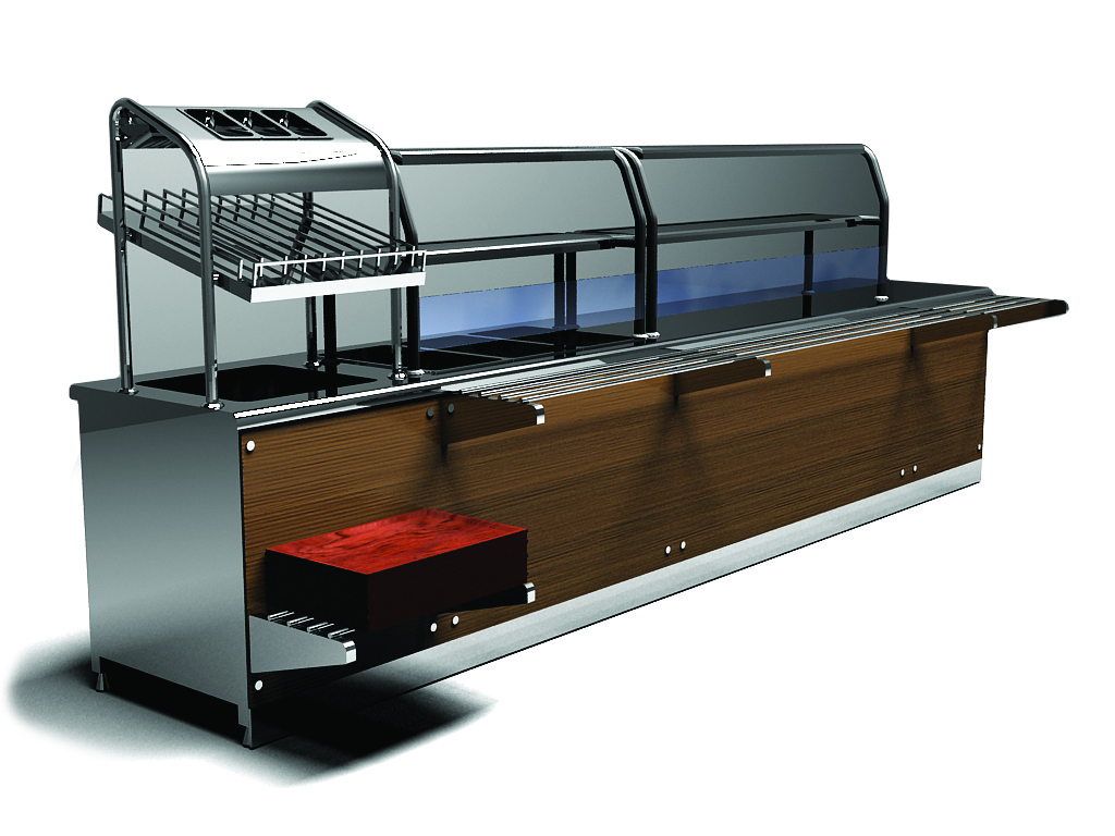 Küver Üniteli Servis Bankosu