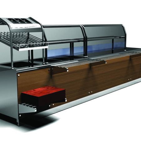 Küver Üniteli Servis Bankosu